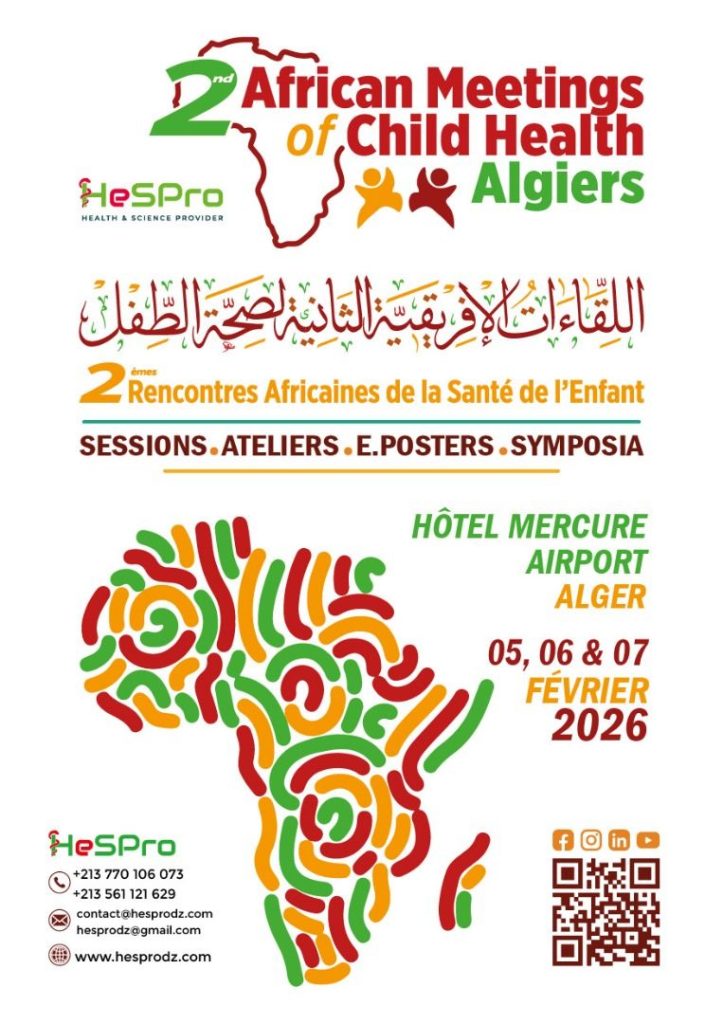 
2èmes Rencontres AFRICAINES de la Santé de l’Enfant	
